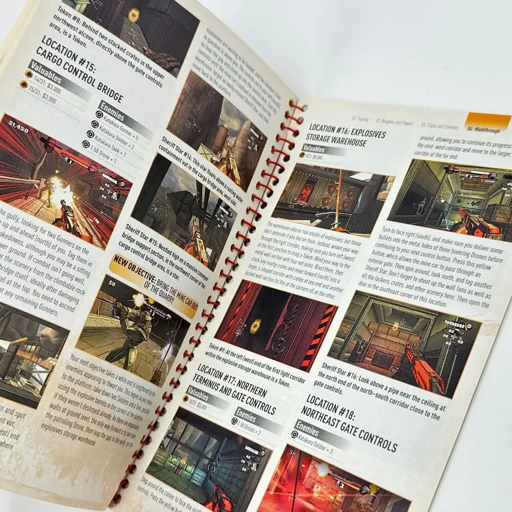 Prima Essential Guide Red Steel 2 Video Game Spiral Bound Wii Hack Slash FPS